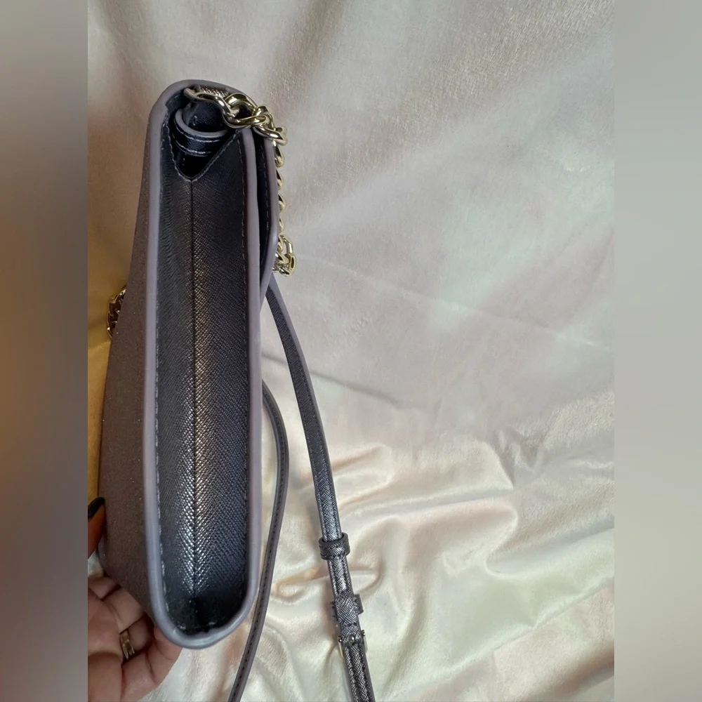 Kate Spade Crossbody Lilac Frost Tinsel Glitter - Picture 5 of 12